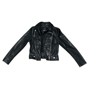 Women's DYNAMITE Black Leather Jacket
